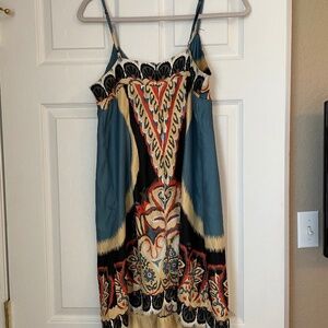 Rampage Sun Dress Multi Colored Large